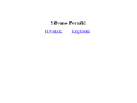 Frontpage screenshot for site: Silvano Perozic umijetnik (http://www.silvano.hr)