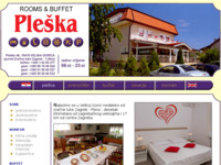 Frontpage screenshot for site: (http://www.pleska.hr)