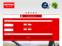 Frontpage screenshot for site: Vetura d.o.o. - Rent a Car (http://www.vetura-rentacar.hr)