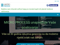 Frontpage screenshot for site: Informatički sustavi Micro process d.o.o. (http://www.micro-process.hr)