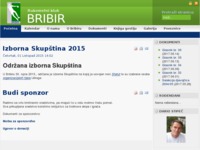 Frontpage screenshot for site: Rukometni klub Bribir (http://www.rkbribir.hr)