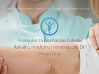 Frontpage screenshot for site: Poliklinika za reumatske bolesti,fizikalnu medicinu i rehabilitaciju dr.Drago Čop (http://www.prfr.hr)