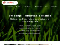 Frontpage screenshot for site: (http://www.tommariskreativa.hr)