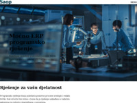 Frontpage screenshot for site: Poslovni programi - SAOP (http://www.saop.hr)