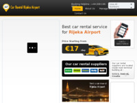 Frontpage screenshot for site: Car Rental Zračna luka Rijeka (http://www.carrentalrijekaairport.com/)