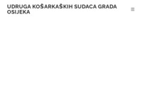 Frontpage screenshot for site: Udruga košarkaških sudaca grada Osijeka (http://www.uksgo.hr)