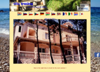 Frontpage screenshot for site: Vila  Irming - hvarska kraljica (http://www.irming.hr/)