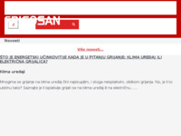 Frontpage screenshot for site: Frigosan.hr (http://www.frigosan.hr)