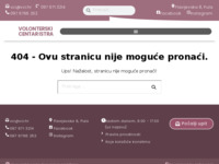 Frontpage screenshot for site: Volonterski Centar Istra (http://www.vci.hr/hr/home/)