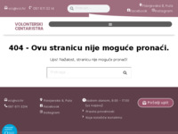 Frontpage screenshot for site: Volonterski Centar Istra (http://www.vci.hr/hr/home/)