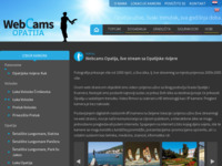 Frontpage screenshot for site: (http://webcamsopatija.eu)