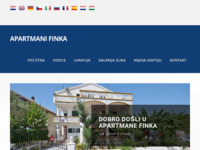 Frontpage screenshot for site: Apartmani Finka - VODICE (http://www.Apartmani-Finka.hr)