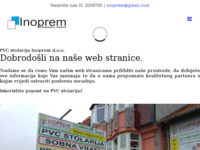 Frontpage screenshot for site: Inoprem d.o.o. (http://www.inoprem.hr/)