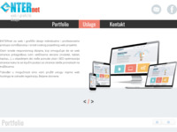 Frontpage screenshot for site: ENTERnet- obrt za web i grafički dizajn (http://www.enternet-dizajn.hr)