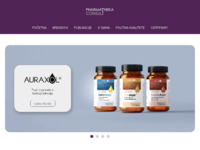 Frontpage screenshot for site: (http://www.pharmatheka-consult.hr)