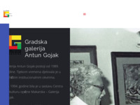 Frontpage screenshot for site: Gradska Galerija Antun Gojak - Makarska (http://www.galerija-antun-gojak.hr/)