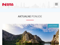 Frontpage screenshot for site: Niba tours (http://www.nibatours.hr)
