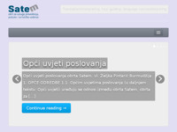 Frontpage screenshot for site: (http://www.obrt-satem.hr)