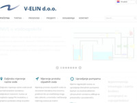 Frontpage screenshot for site: V-ELIN d.o.o. (http://www.v-elin.hr)