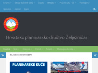 Frontpage screenshot for site: (http://www.hpdzeljeznicar.hr)