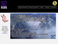 Frontpage screenshot for site: F.R.O.G. Fuly Rely On God (http://free-zg.htnet.hr/FROG/)