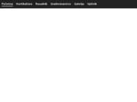 Frontpage screenshot for site: Parkovi plus d.o.o., Rijeka (http://www.parkovi.hr)