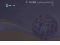 Frontpage screenshot for site: Imperata - Sudski tumači i prevoditelji (http://www.imperata.hr)