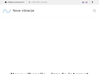Frontpage screenshot for site: Nove vibracije (http://www.novevibracije.hr)