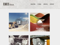 Frontpage screenshot for site: EMES d.o.o pigmenti za beton, aditivi za beton, betonare, kalupi (http://www.emes.hr)