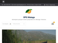 Frontpage screenshot for site: OPG Mataga (http://opgmataga.hr)