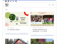 Frontpage screenshot for site: Hrvatsko planinarsko društvo Japetić (http://www.hpd-japetic.hr/)