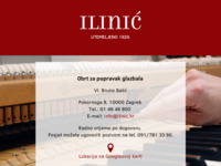Frontpage screenshot for site: Obrt Ilinić (http://www.ilinic.hr)