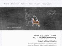 Frontpage screenshot for site: Shiba Inu Hrvatska (http://shibainu-cro.com/hr/)