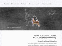 Frontpage screenshot for site: Shiba Inu Hrvatska (http://shibainu-cro.com/hr/)