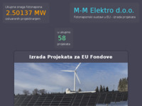 Frontpage screenshot for site: (http://www.mmelektro.hr)