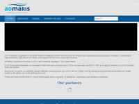 Frontpage screenshot for site: Ad Maris ltd (http://www.admaris.hr)