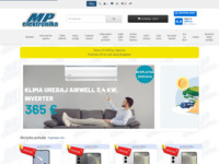 Frontpage screenshot for site: MP-Elektronika (http://www.mp-elektronika.hr)