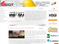 Frontpage screenshot for site: (http://www.dgit.hr)