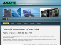 Frontpage screenshot for site: Anatri servis računala (http://www.anatri.hr)