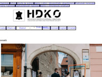 Frontpage screenshot for site: Hrvatsko društvo kožara i obućara (http://www.hdko.hr/)