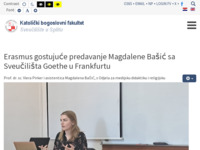 Frontpage screenshot for site: Katolički bogoslovni fakultet Sveučilišta u Splitu (http://www.kbf-st.hr)