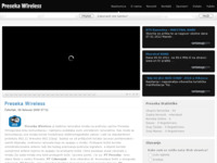 Frontpage screenshot for site: Preseka Wireless (http://www.preseka-wireless.hr)