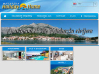 Frontpage screenshot for site: Privatni smještaj Makarska (http://www.makarska-holidayhome.com/index_hr.html)