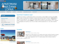 Frontpage screenshot for site: (http://www.apartmani-snjezana-lopar.hr)