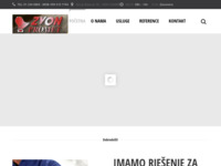 Frontpage screenshot for site: Zvon Promet d.o.o. (http://www.zvonpromet.hr)