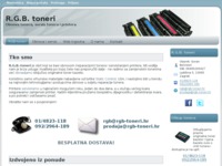 Frontpage screenshot for site: RGB toneri (http://rgb-toneri.hr)