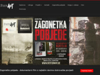 Frontpage screenshot for site: Art Format Dubrovnik (http://www.artformat.hr)