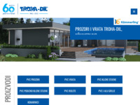 Frontpage screenshot for site: PVC stolarija, prozori i vrata (http://www.troha-dil.hr/)