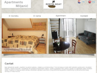 Frontpage screenshot for site: (http://www.apartmentsmiljanic.com/)