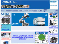 Frontpage screenshot for site: ZOMEL d.o.o. Zagreb - OMRON - Industrijska automatizacija (http://www.zomel.hr)